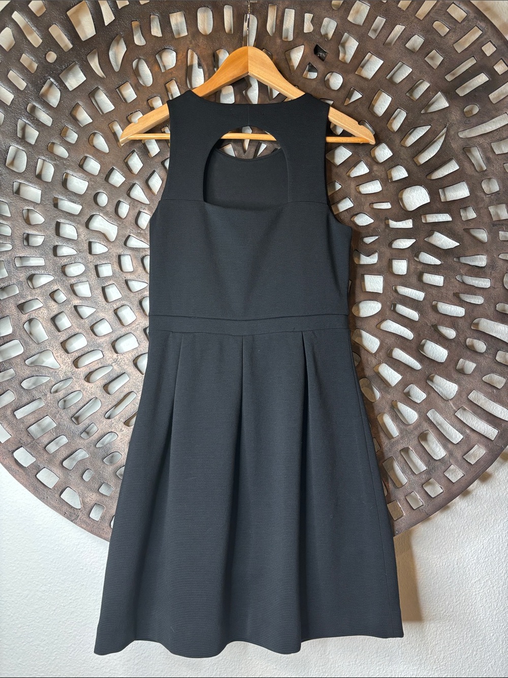 🖤Madewell Pleated Midi Dress Womens 4 Black Sleeveless Cocktail Party Wedding🖤 - Picture 4 of 12